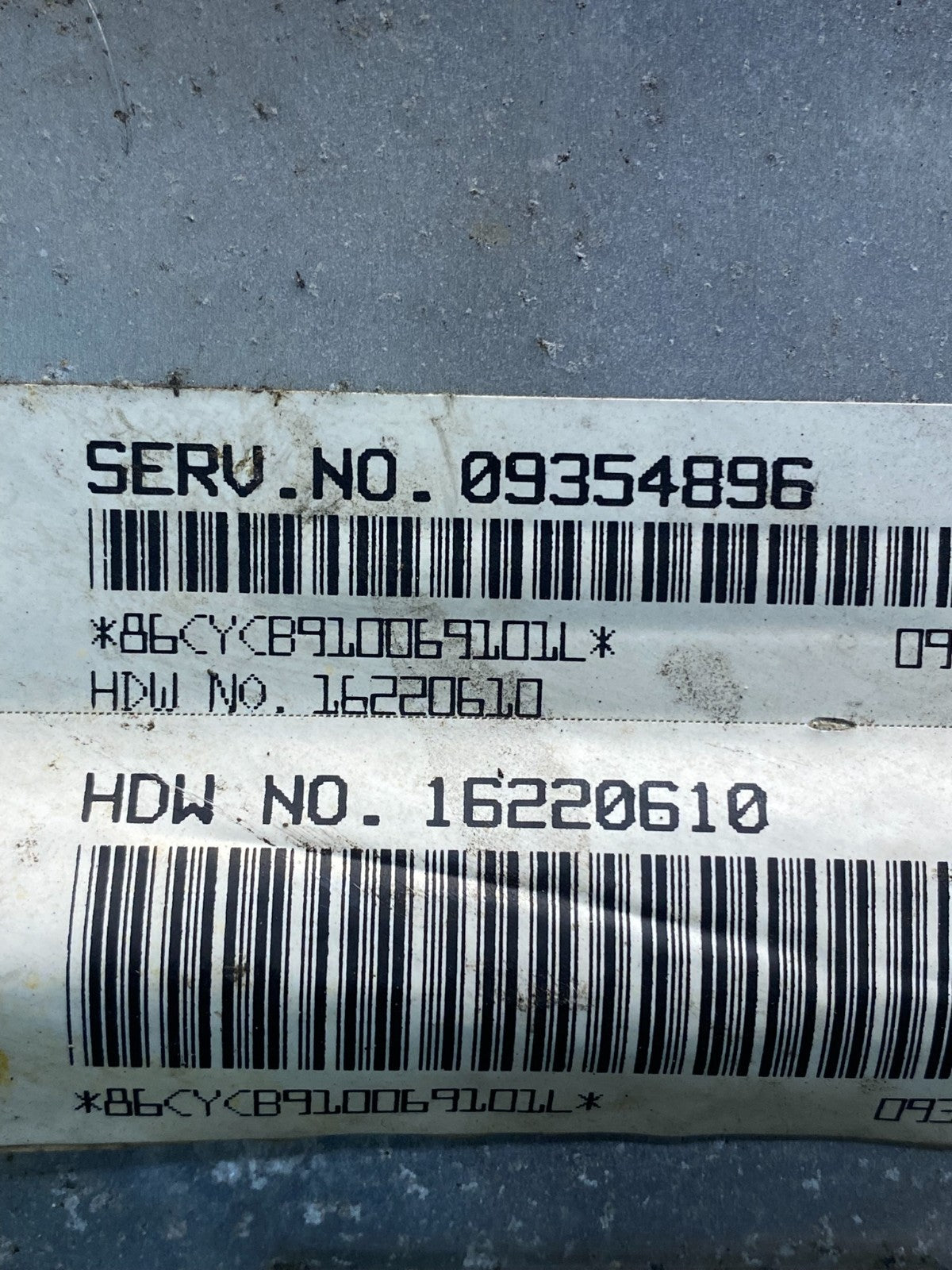 1999 2000 Chevrolet Silverado Engine Control Module ECM ECU 09354896 AF8909 DG2