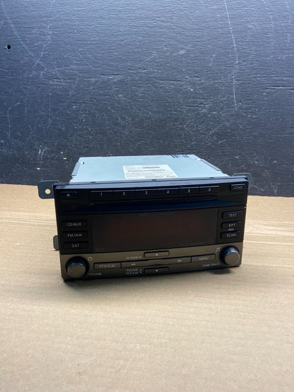 2009 to 2013 Subaru Forester Radio CD Player AUX AM/FM AE4562 DG0