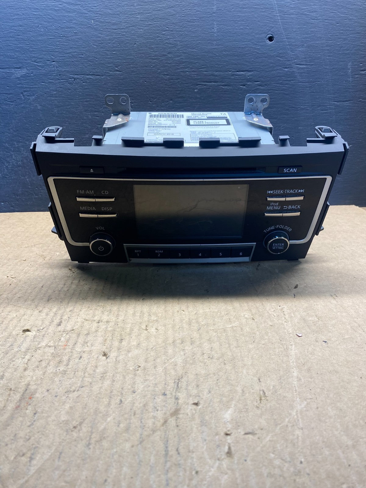 2017 to 2018 Nissan Altima Radio Cd Mp3 Player AM/FM ac7113 DG0