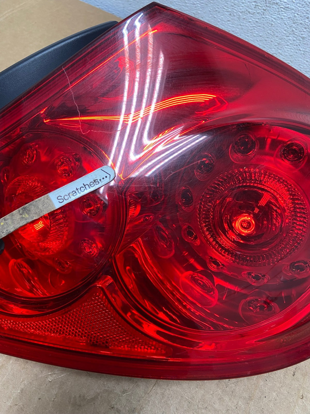 2007 to 2013 Infiniti G35 G37 Sedan Right Passenger Rh Tail Light AD6201 LK3