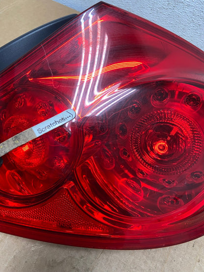 2007 to 2013 Infiniti G35 G37 Sedan Right Passenger Rh Tail Light AD6201 LK3