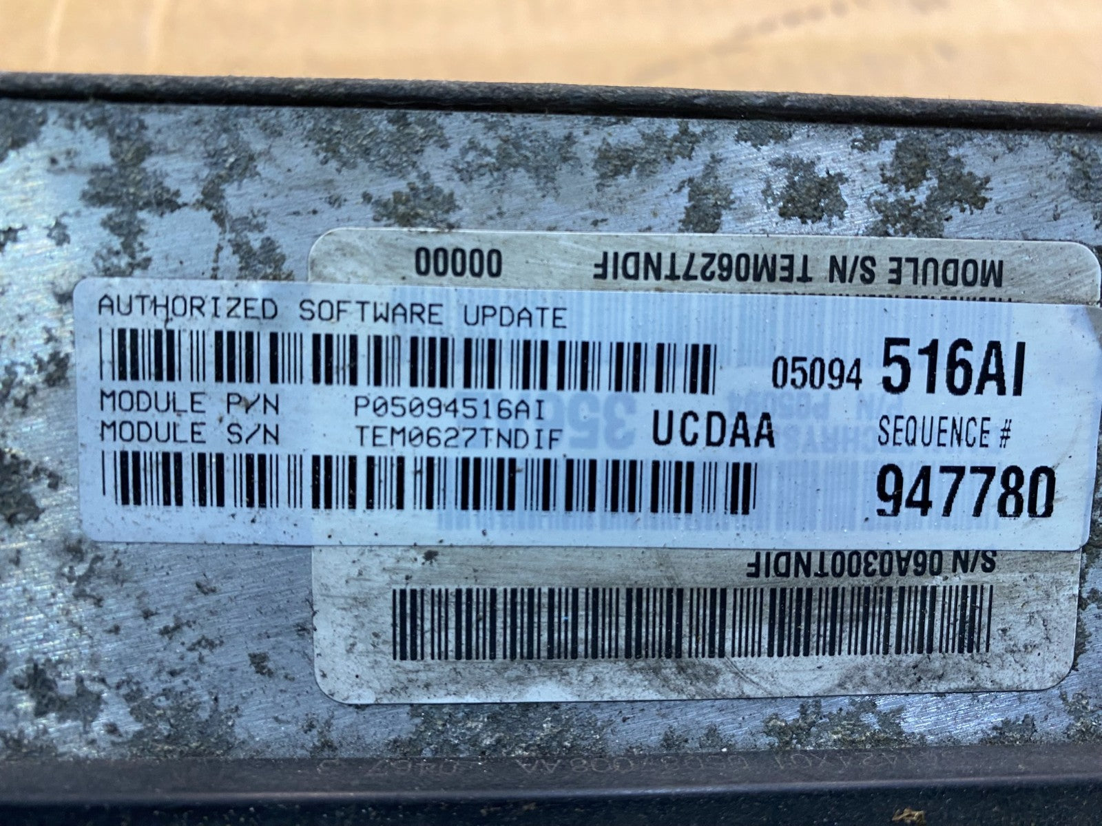 2007 Dodge Ram 5.7L Engine computer P68058135AE ECM PCM ECU OEM AB3589 DG4