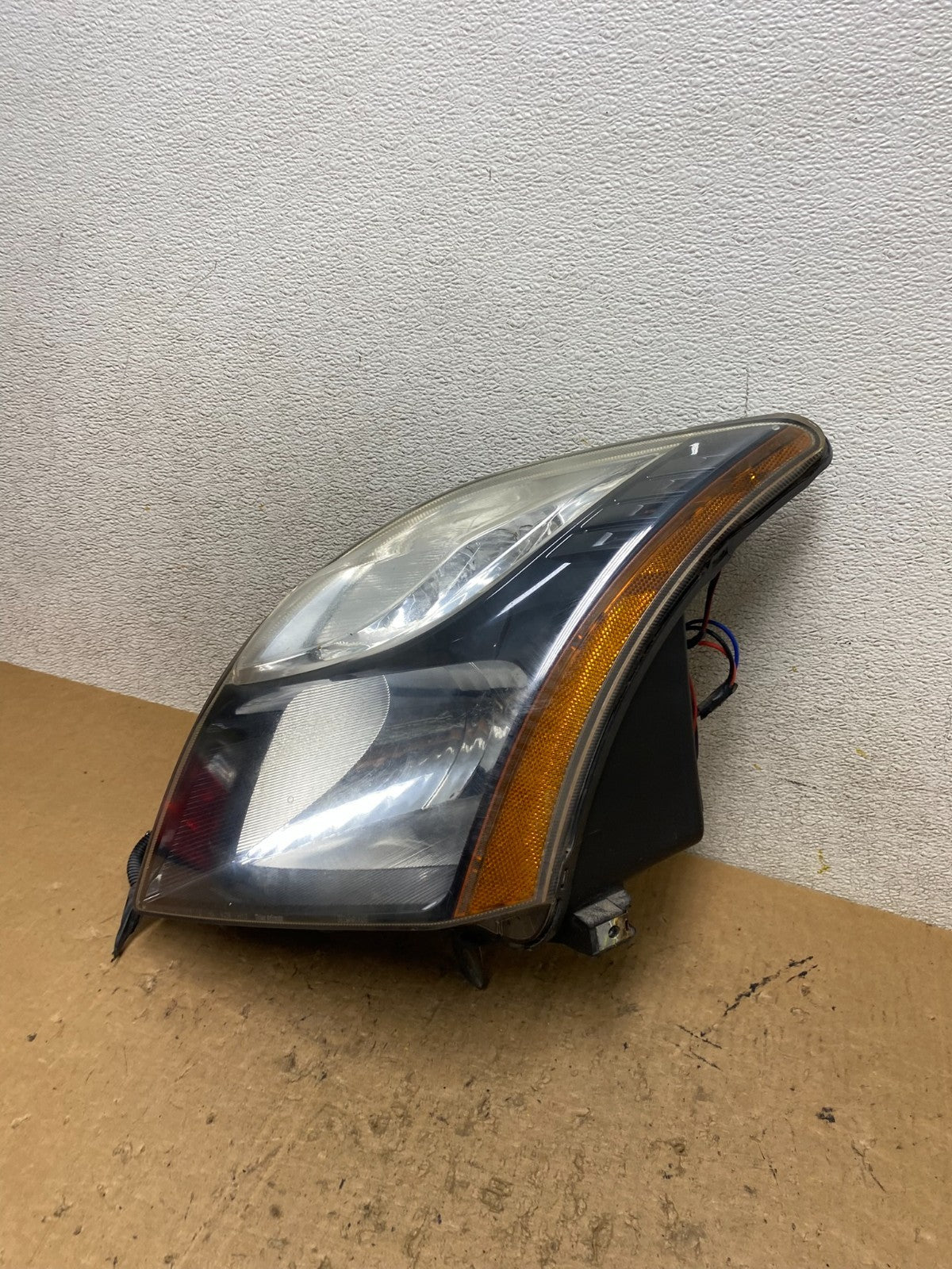 2010-2012 Nissan Sentra Halogen Left Driver LH Black Headlight Q8717 DW1