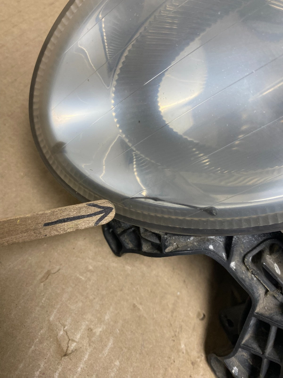 2007 2008 2009 Mercedes E Class Left Driver LH Halogen Headlight AG5875 DW4