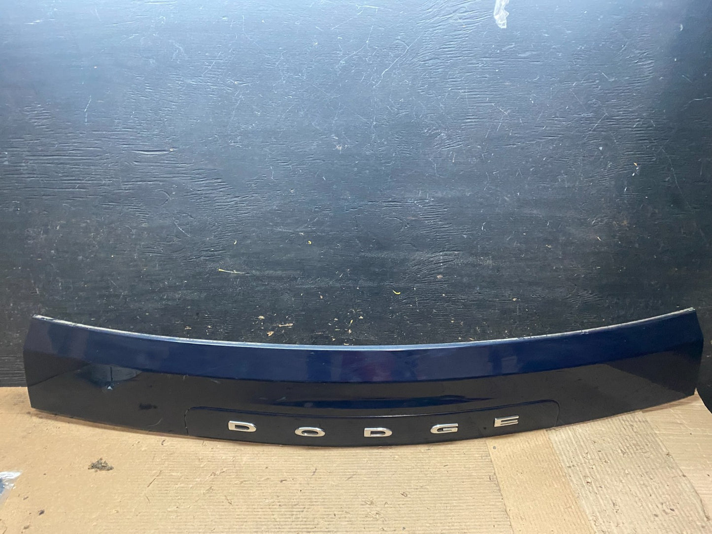 2011-2018 Dodge Grand Caravan Black Rear Tail Gate Trim Molding Panel v7169 DG0