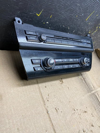 2011 to 2016 Bmw 528i Ac Heater Radio Panel Climate Control 9241241-01  X1839 DG2