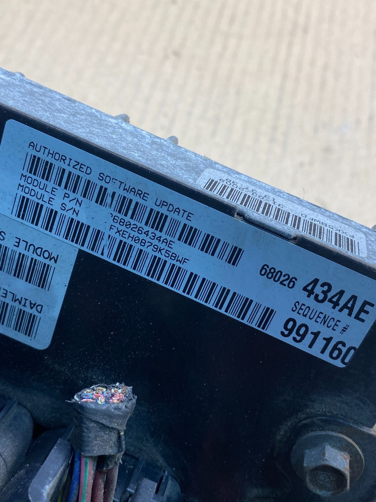 2009 Dodge Magnum Charger 300 3.5L Engine Control Unit p68026434ae ECU AI4951 DG2