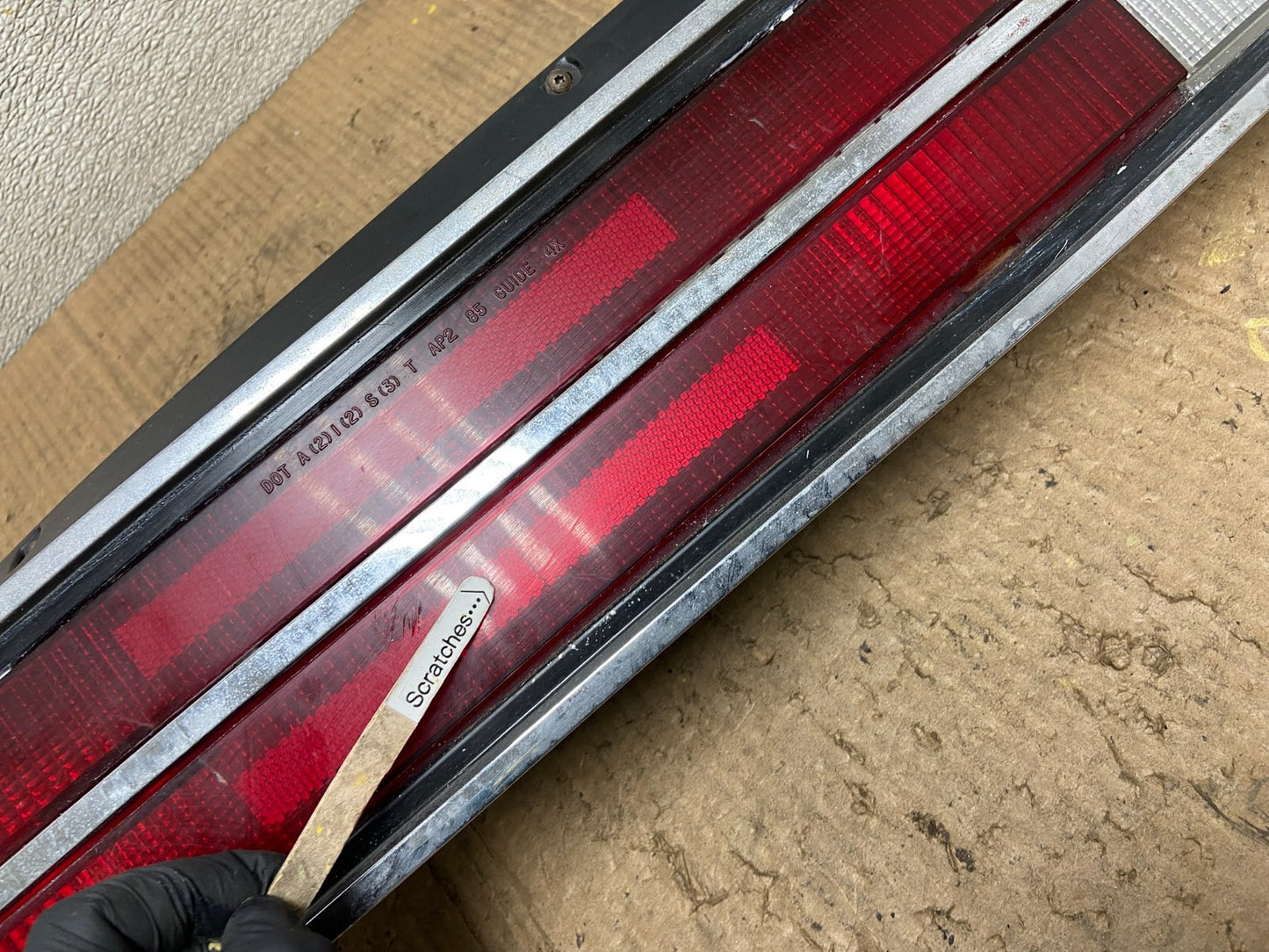 1982 to 1983  Buick Century Left Driver Side Rh Tail Light OEM AA8531 DG3