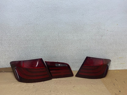2011 2012 2013 BMW 5 Series F10 Left+Right Side Tail Lights Oem U2946 DW0