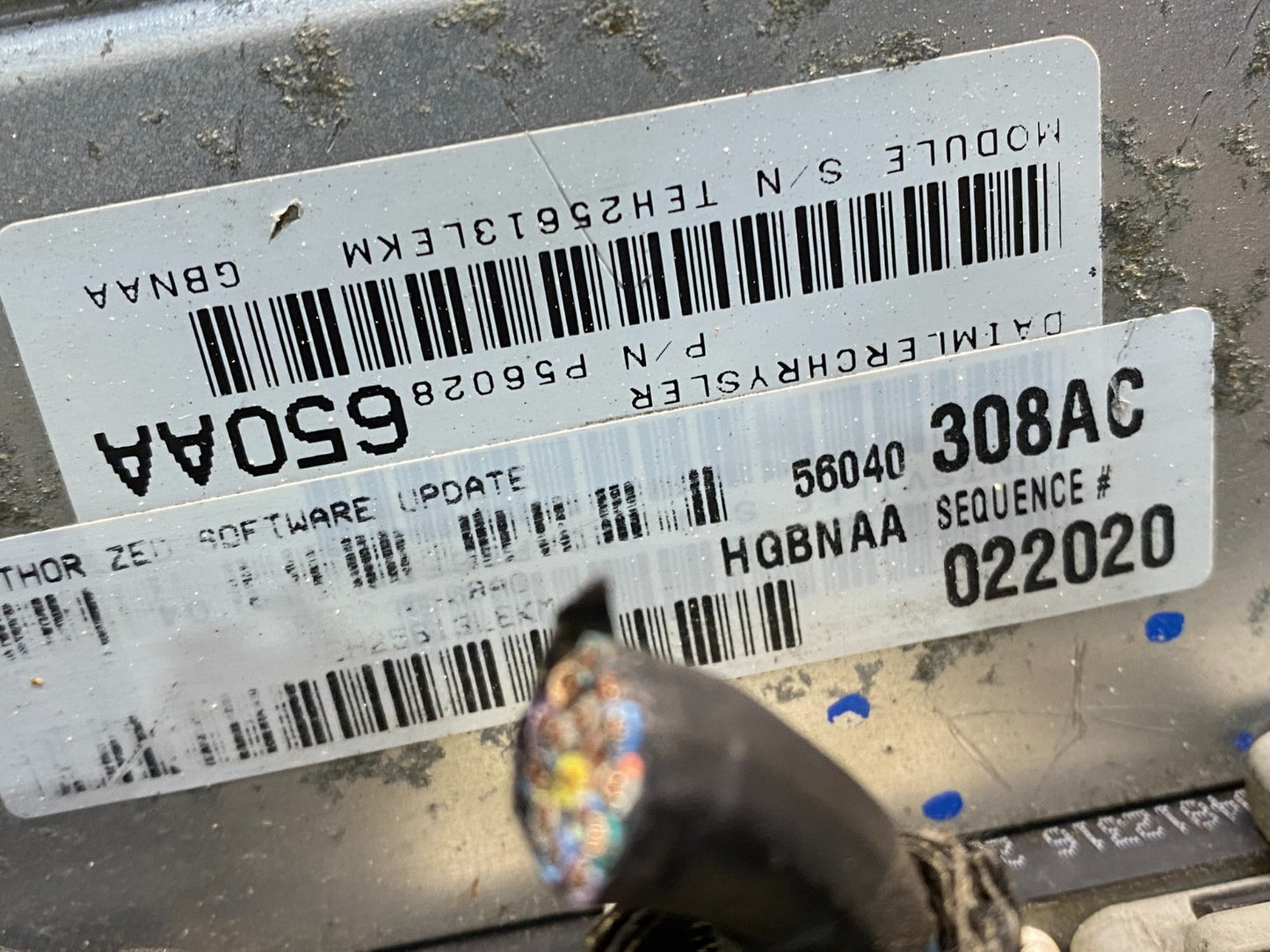 2002 Dodge Dakota 4.7L Engine Computer Module ECM ECU Unit af7747 DG2
