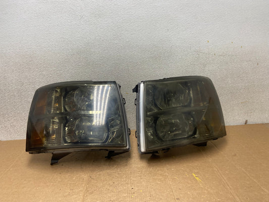 2007 to 2014 Chevrolet Silverado Left+Right Side Headlights AA1595 DW0