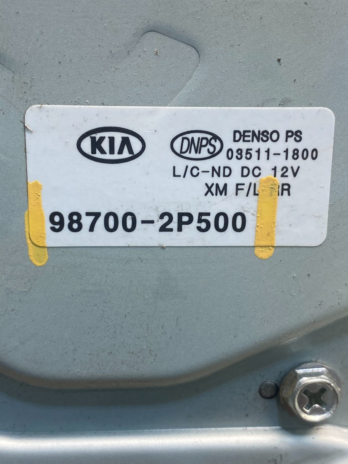 2014-2015 Kia Sorento Rear Glass Windshield Wiper Motor af6630 DG6