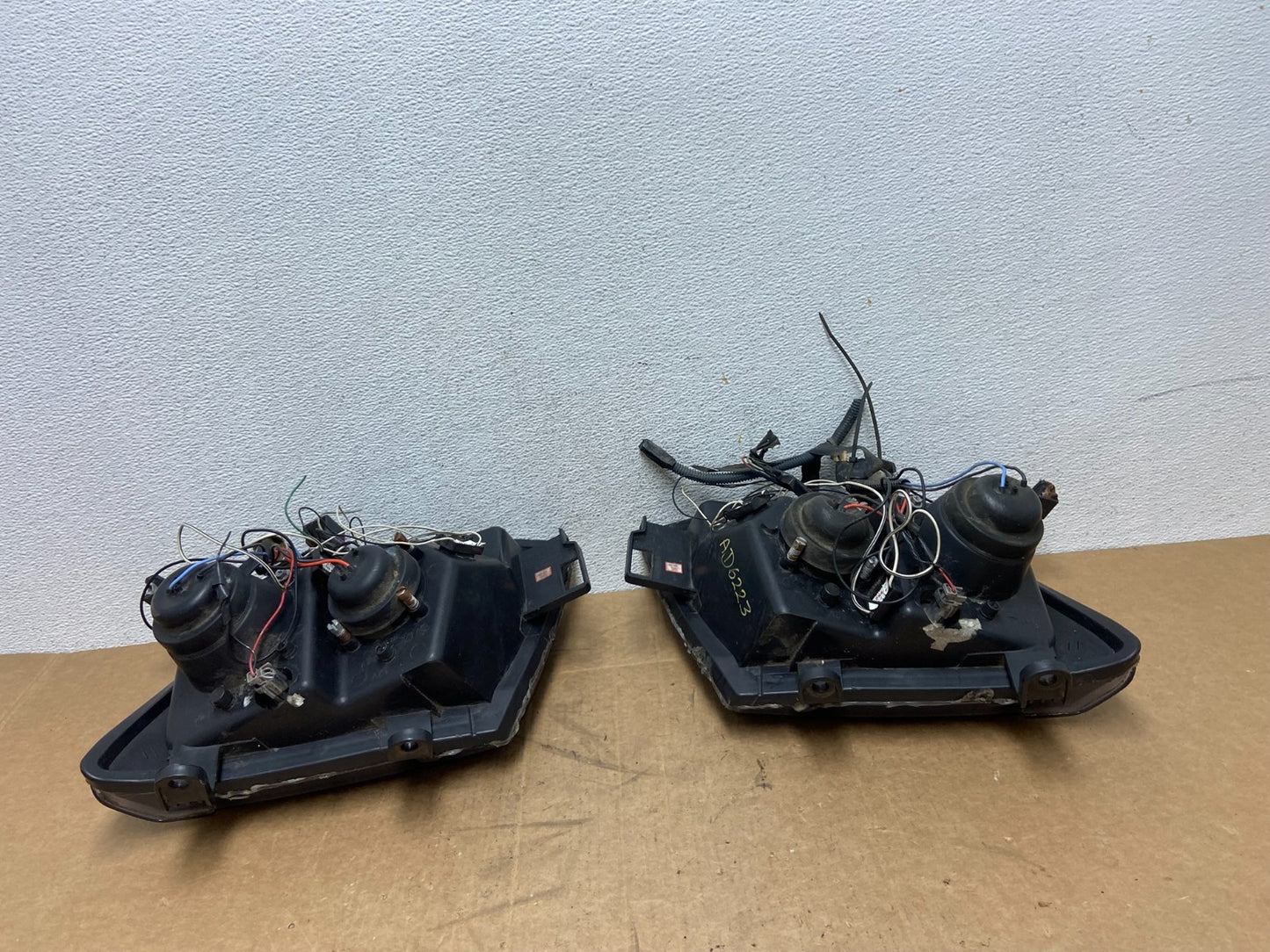 2005-2015 Nissan Xterra Driver Left+Right Set LED Black Headlights AD6223 DG5