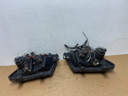 2005-2015 Nissan Xterra Driver Left+Right Set LED Black Headlights AD6223 DG5