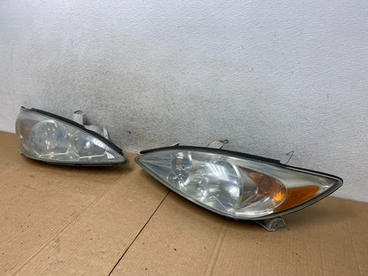 2002 2003 2004 Toyota Camry Left+Right Set Side Halogen Headlights AI4435 DW1