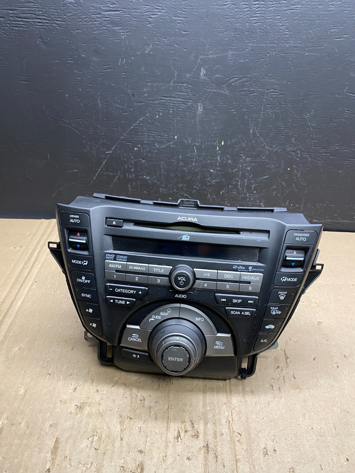 2009 2011 Acura TL AM FM CD MP3 DVD Navigation Radio Player Receive AB9087 DG0