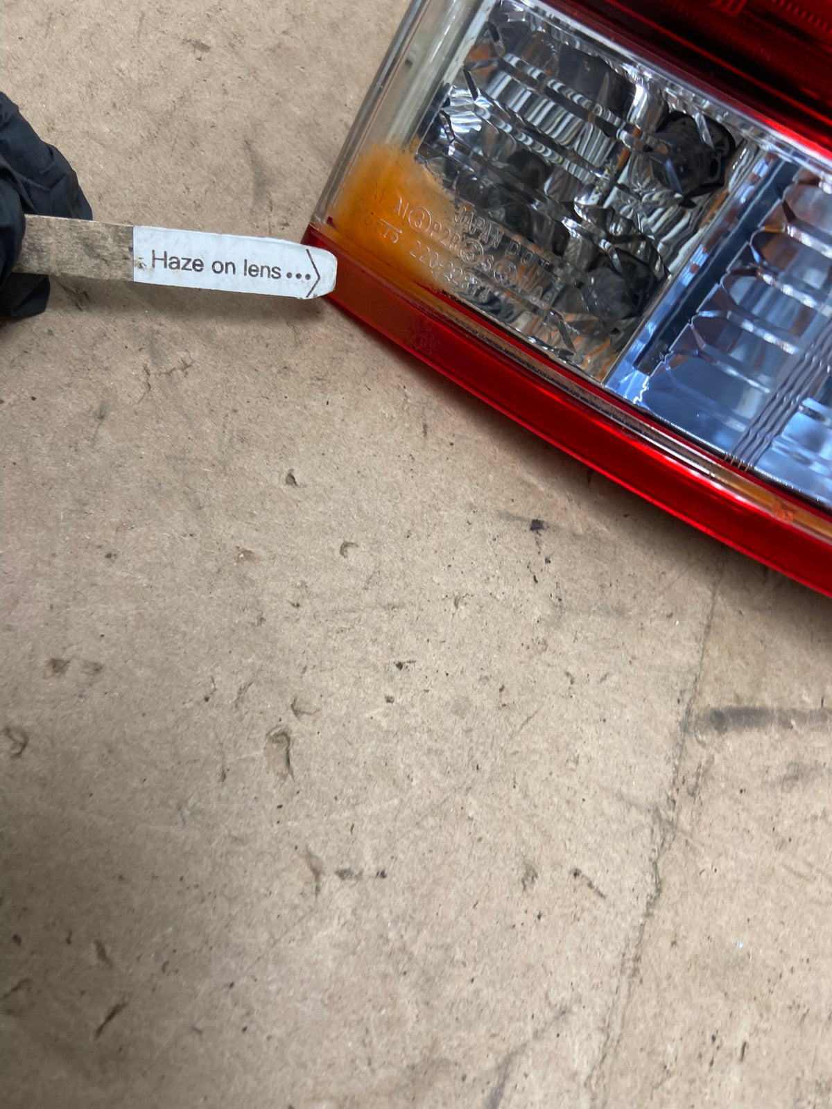 2012-2014 Honda Insight Right Passenger RH Side Tail Light AG5368 LK4
