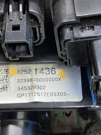 2017 2018 2019 Chevrolet Trax Climate AC Heater Temperature Control af2698 DG4