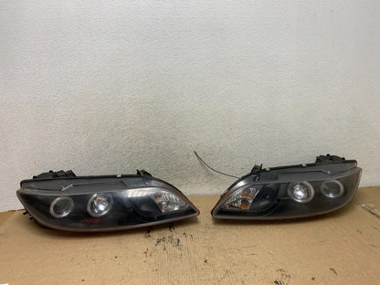 2003 to 2006 Mazda 6 Left+Right Set Side LED Black Headlights ah2081 DG0