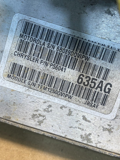 1998-2001 Jeep Grand Cherokee 4.0L Engine Computer P56041635AG AH4900 DW2