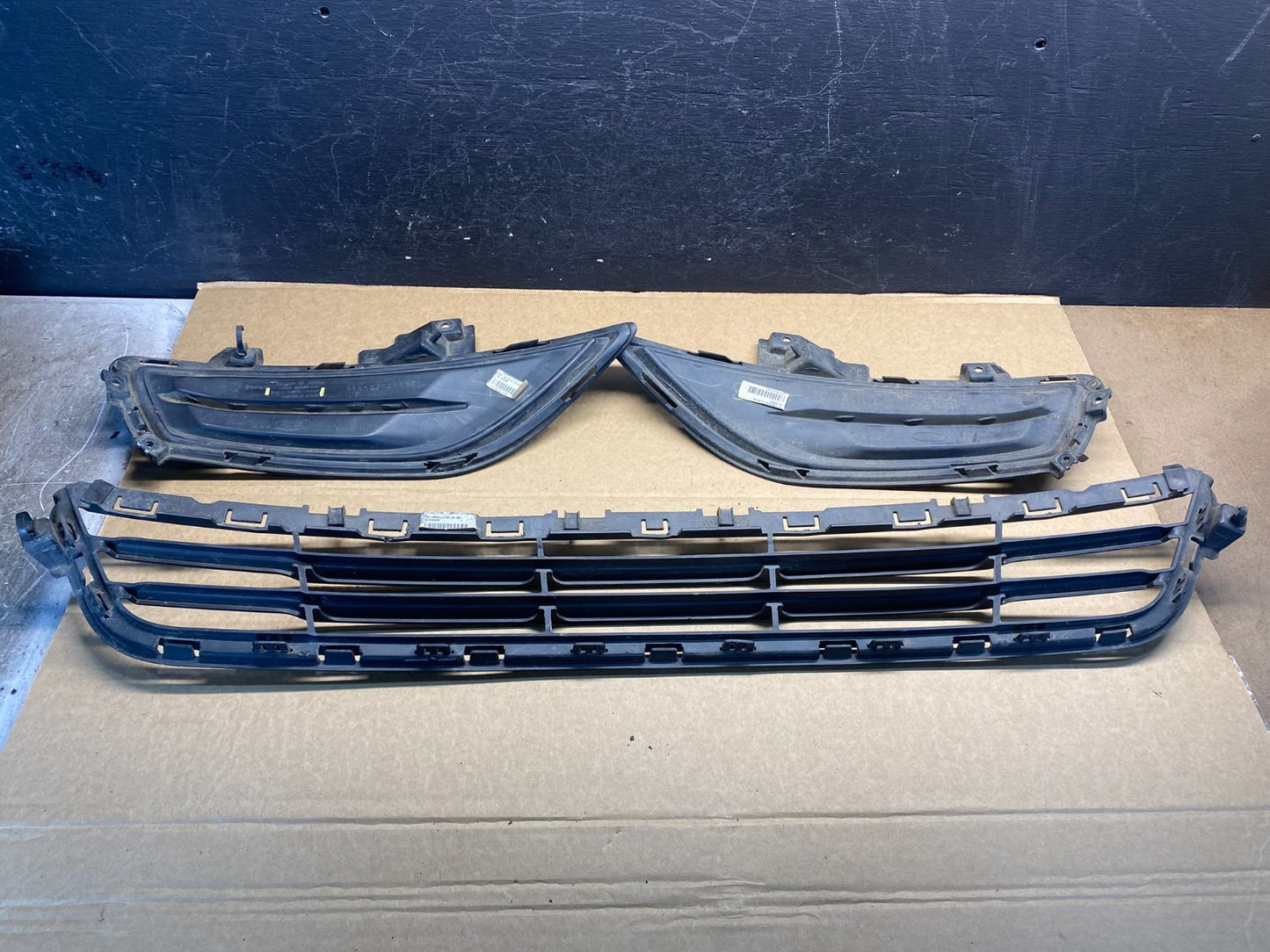2013-2016 Ford Fusion Front Left+Right Lower Grill Grille Fog Light Cover AF75781