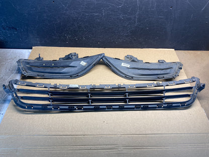 2013-2016 Ford Fusion Front Left+Right Lower Grill Grille Fog Light Cover AF75781