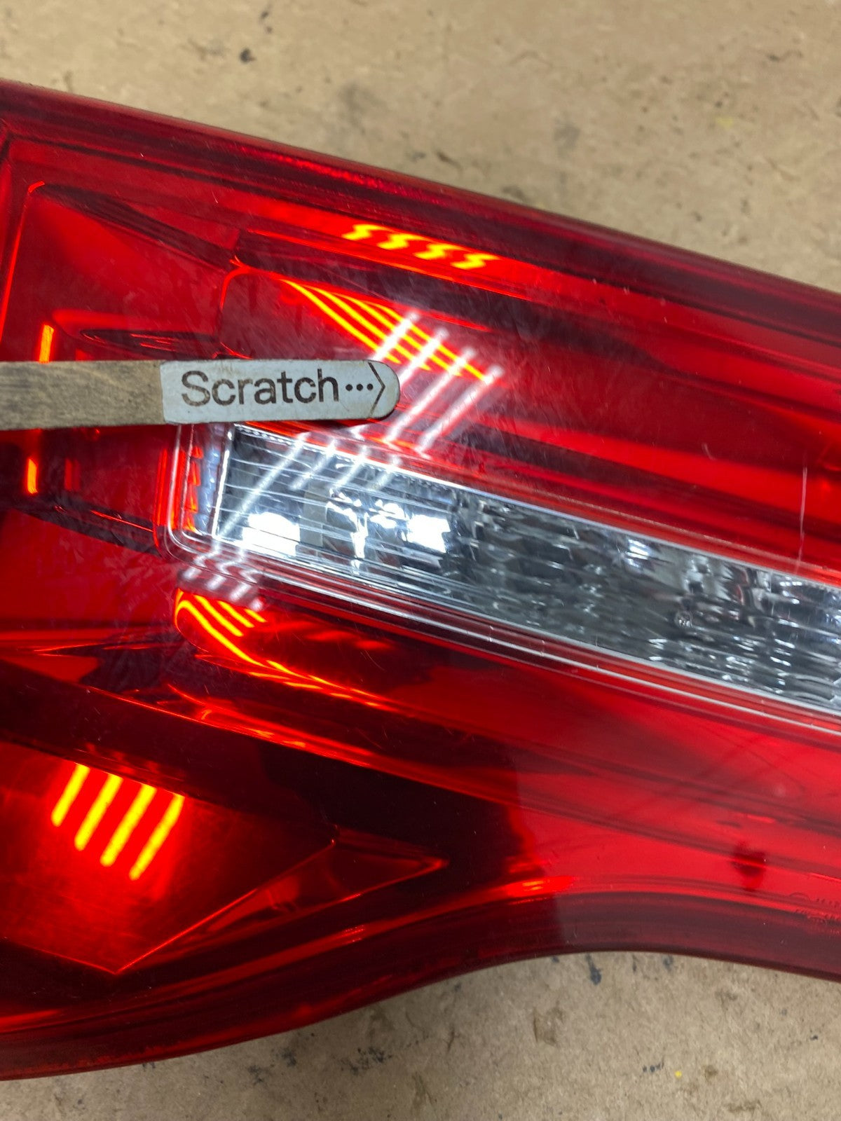 2007 2008 2009 Acura Mdx Left Driver Lh Side Inner Tail Light Oem P1437 DW4
