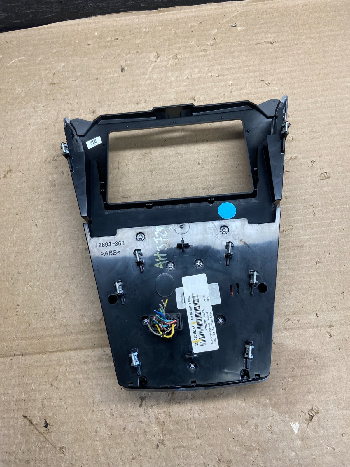 2012-2015 Chevrolet Equinox Radio Face Climate Control Panel Bezel AH3729 DG3