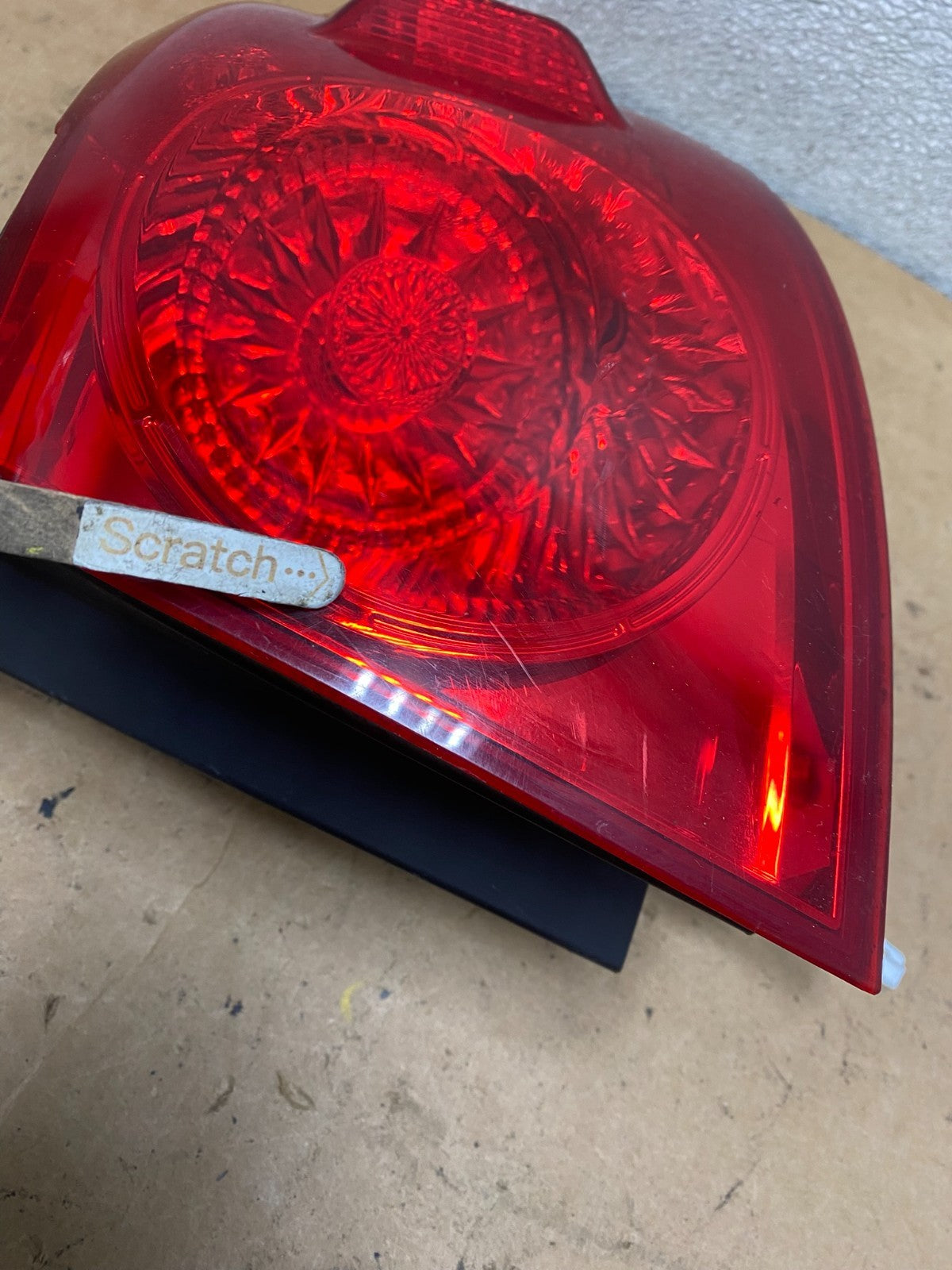 2007 2008 2009 Hyundai Santa Fe Right Passenger Rh Tail Light Oem X5161 DW3