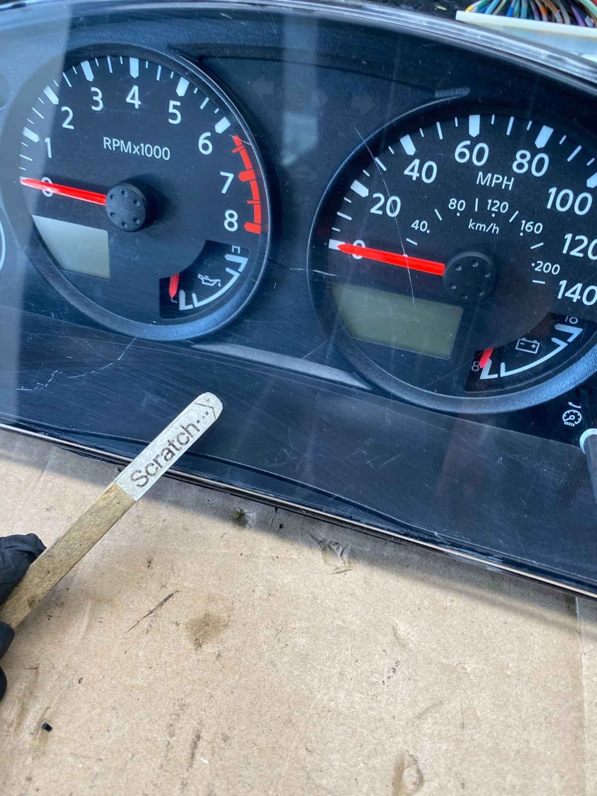 2005 Nissan Xterra Frontier Speedometer Cluster Gauge OEM R8876 DG3