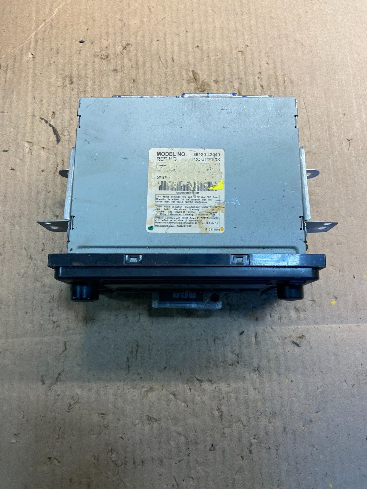 2001 2002 Toyota Rav4 Am Fm Cd Player Radio Receiver OEM Z0669 DG3