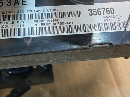 2010 Dodge Caravan Town & Country Engine Control p68050410ae AG1643 DW2