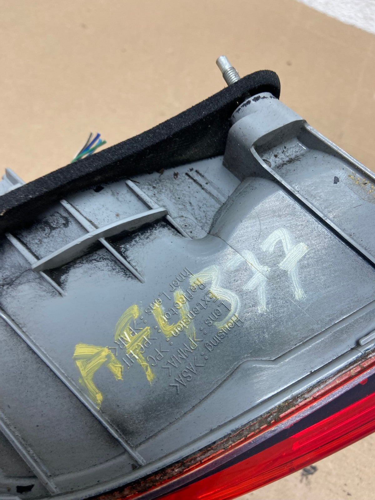 2011 2012 2013 Toyota Corolla Right Passenger RH Side Tail Light AF4377 LK6