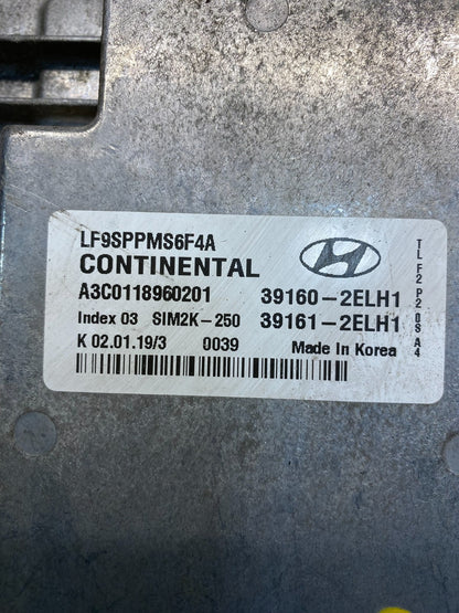 2009 to 2010 Hyundai Sonata Engine Control Unit ECU Module 39160-2ELH1 ac0764 DG2