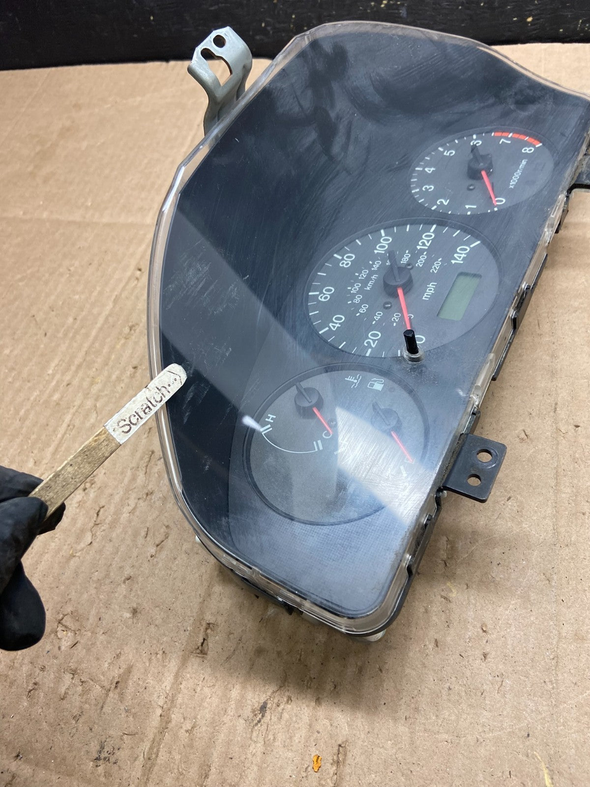2001 to 2003 Mazda Pprotege Speedometer Cluster Sedan AA81081