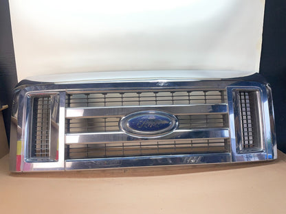 2008 to 2014 Ford Econoline E150 E250 Front Upper Chrome Grill Grille af8483 DG0