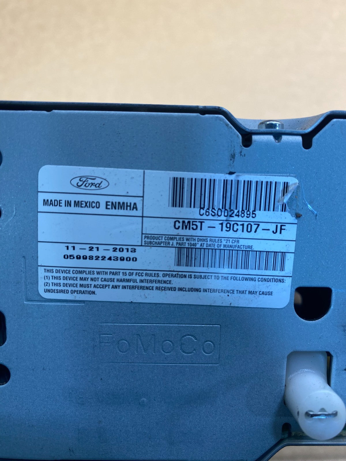 2012 2013 2014 Ford Focus Fusion Radio Audio Receiver AM FM CD MP3 AF4217 DW6