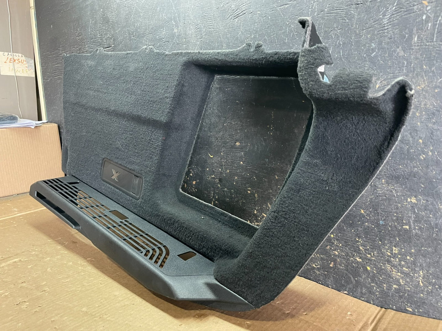 2020 to 2023 BMW X6 Left Lower Quarter Trim Panel Black AB30621