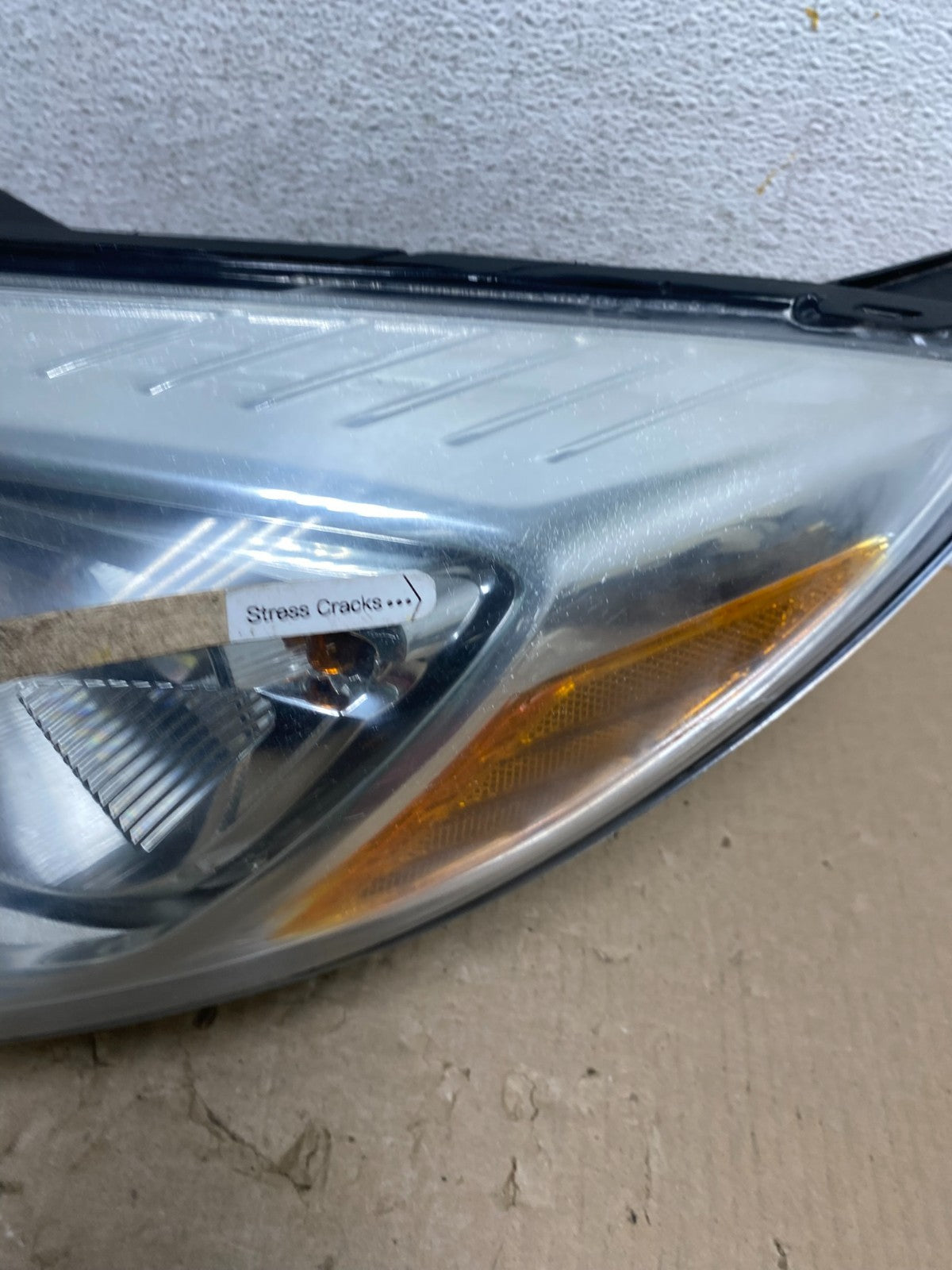 2012 2013 2014 Ford Focus Left Driver Lh Side Halogen Headlight AE9696 DW4