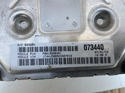 2014 Jeep Compass Patriot Engine Control Unit Module ECM ECU AD2884 DW2