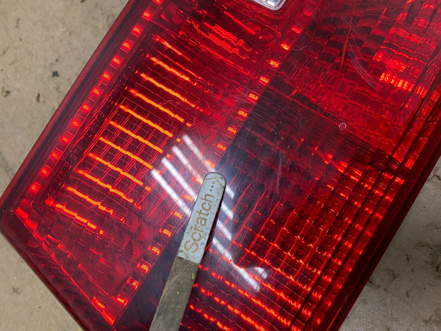 2005 Honda Accord Left Side Driver Lh Inner Trunk Lid Tail Light OEM X2657 DW4