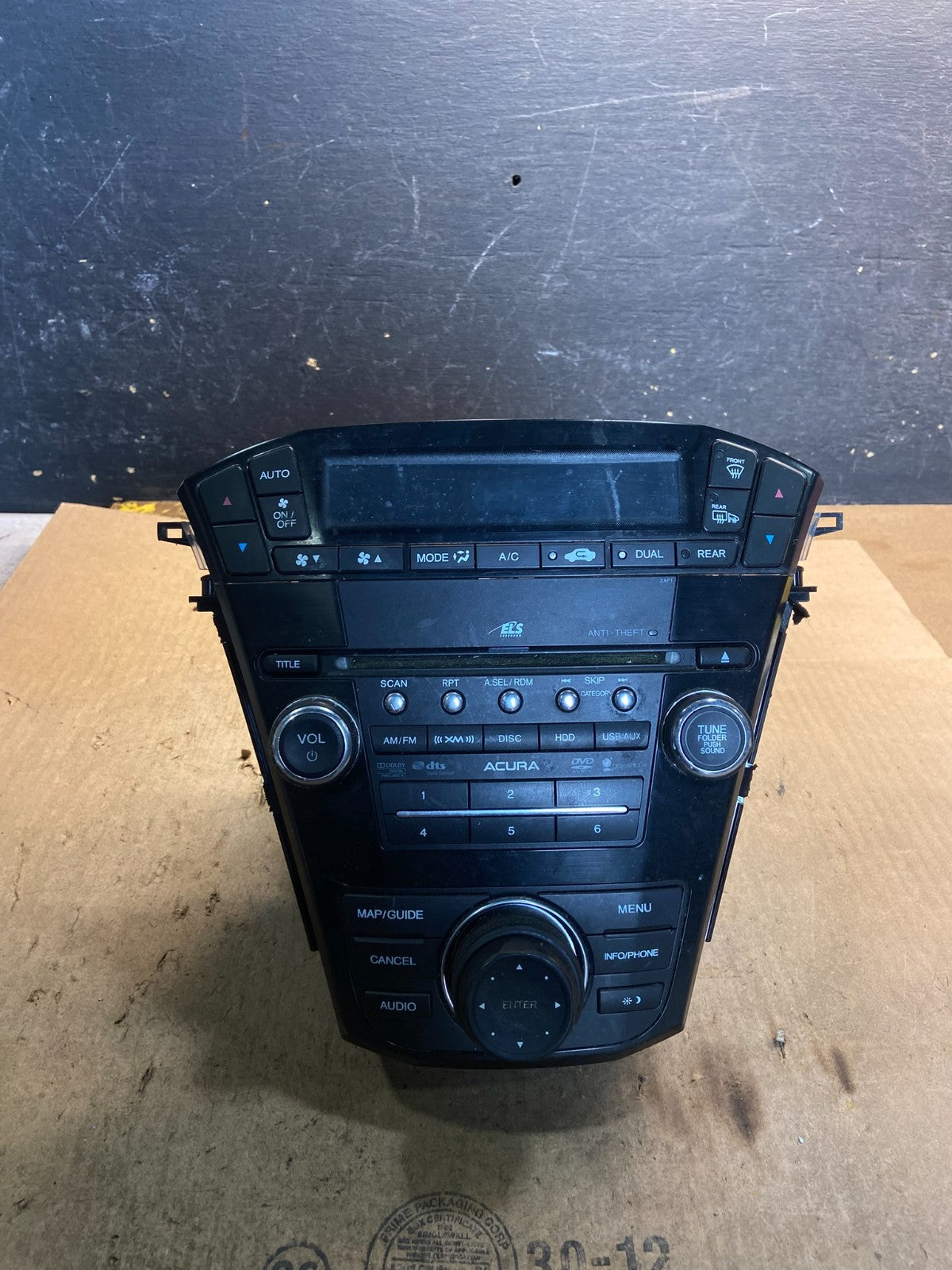 2010 to 2013 Acura Mdx Radio Stereo 6 CD Player Climate Control Pan OEM z8755 DG0
