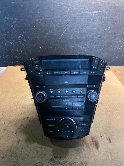 2010 to 2013 Acura Mdx Radio Stereo 6 CD Player Climate Control Pan OEM z8755 DG0