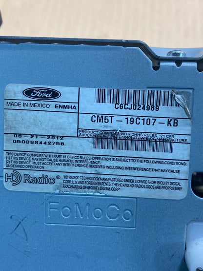 2012 2013 2014 Ford Focus Fusion Radio Audio Receiver AM FM CD MP3 AJ0510 DG6