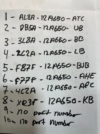 Mix of 10 Ford ECM Engine Computer Module X0810 PS2