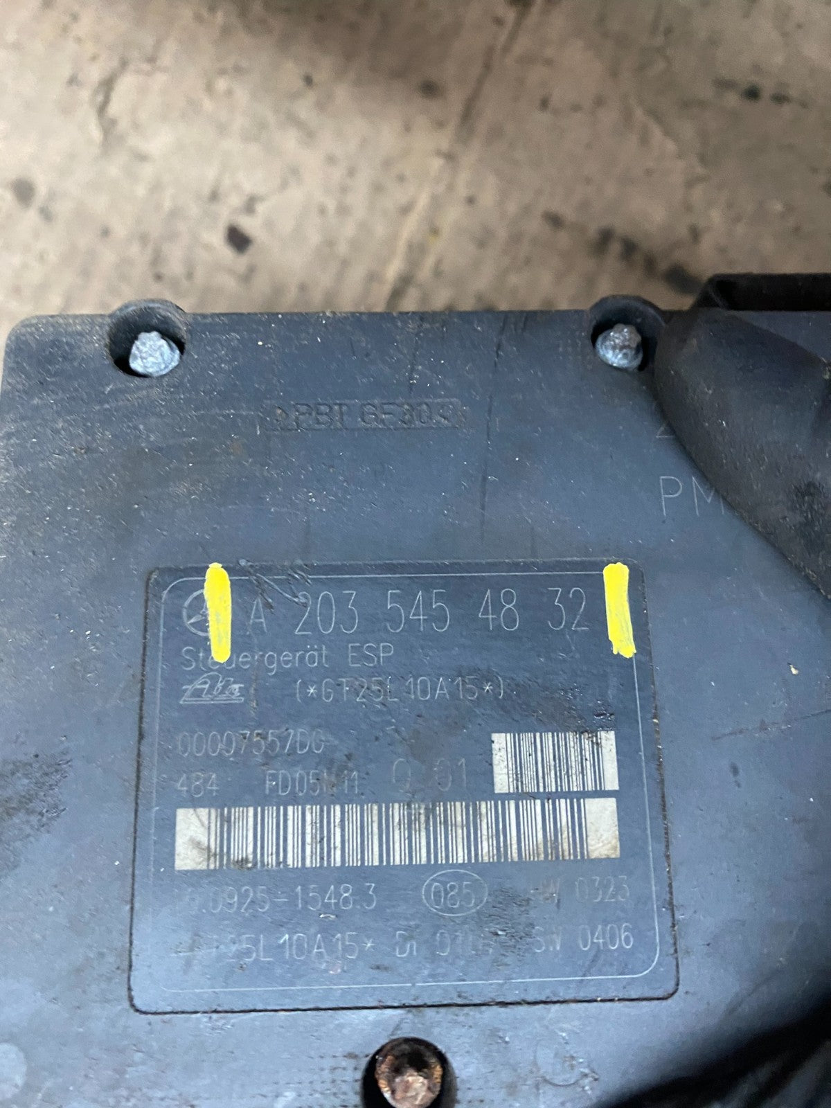 2006 2007 Mercedes C280 C350 ABS Anti Lock Brake Pump Module V6848 DG6