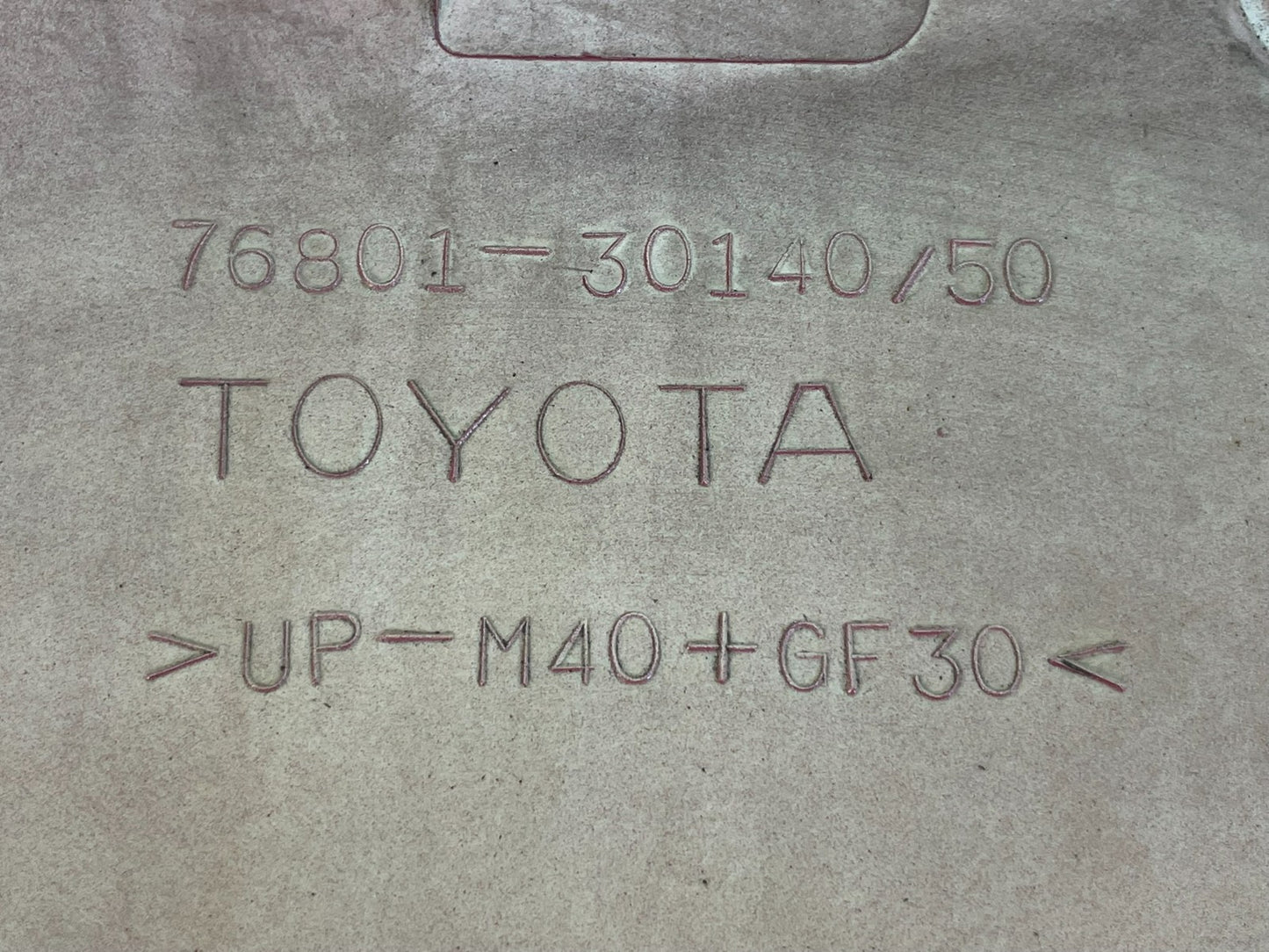 2007-2011 Lexus GS350 Trunk License Plate Trim Panel Cover 76801-30140 AG7705 DG6