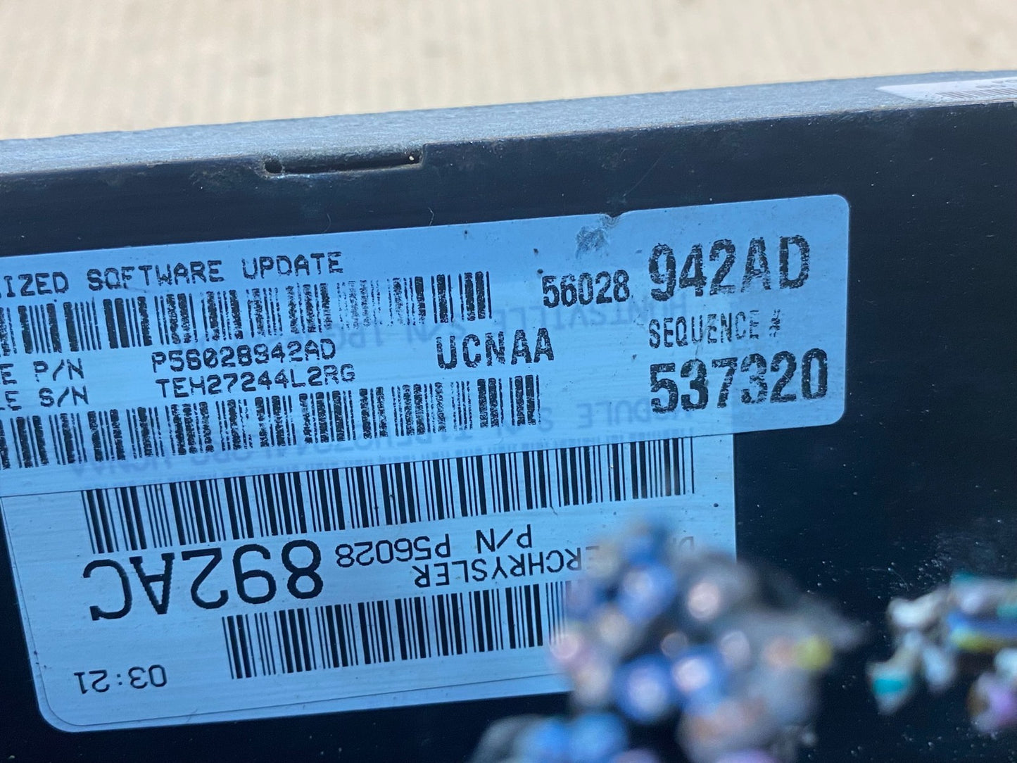 2005 Dodge Ram 1500 Engine Computer 4.7L V8 ECM ECU p56028942ad AE6409 DW2