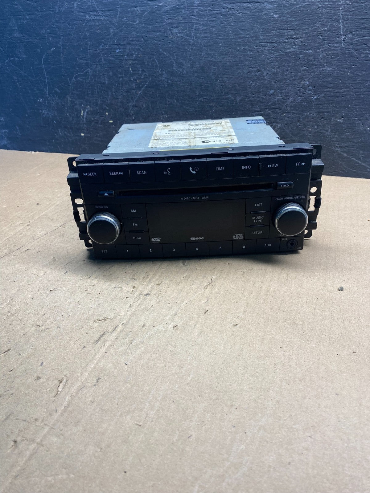2007-2012 Chrysler Dodge Jeep Ram Radio CD MP3 AUX Receiver AE7813 DW0