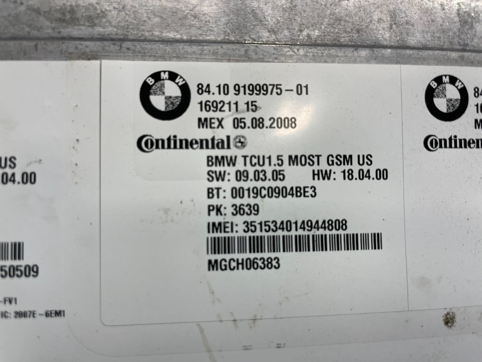 2006 to 2010 Bmw Bluetooth  Control Module Computer Telematics OEM O8324 DG2